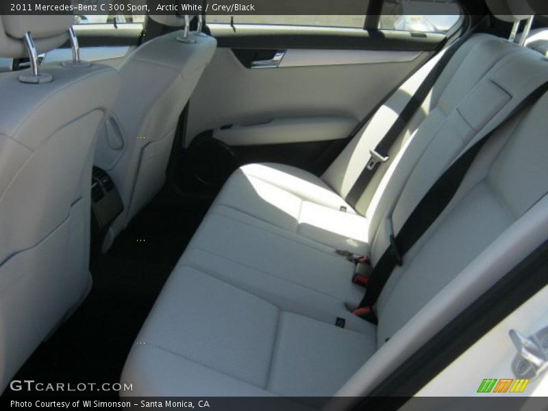 Arctic White / Grey/Black 2011 Mercedes-Benz C 300 Sport