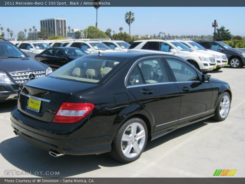 Black / Almond/Mocha 2011 Mercedes-Benz C 300 Sport