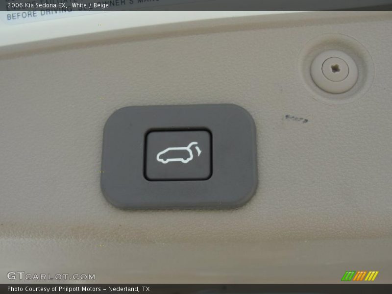 White / Beige 2006 Kia Sedona EX