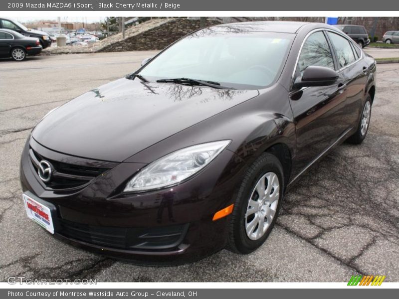 Black Cherry Metallic / Beige 2009 Mazda MAZDA6 i Sport