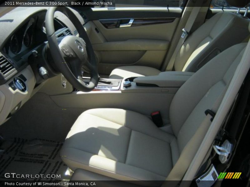 Black / Almond/Mocha 2011 Mercedes-Benz C 300 Sport
