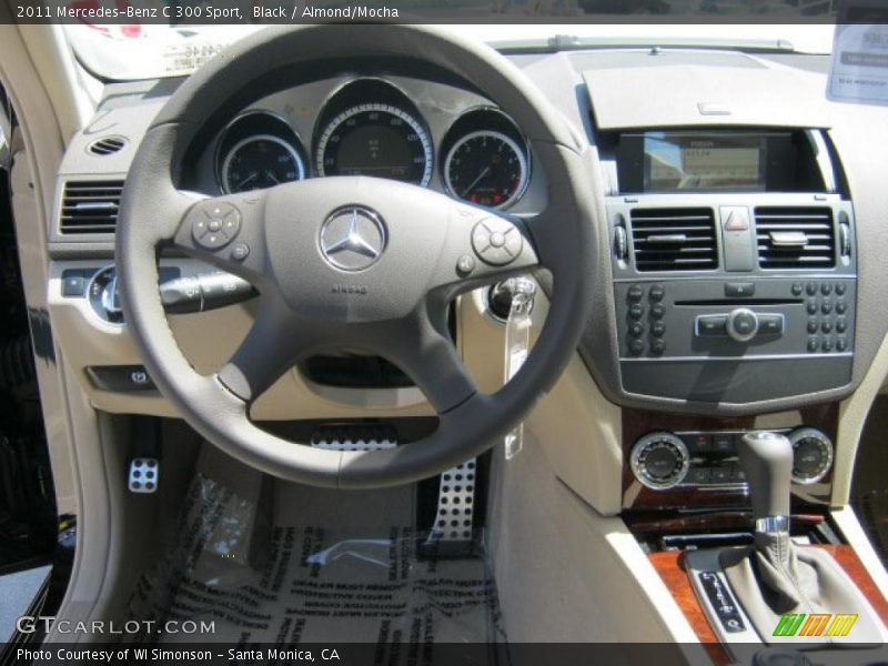 Black / Almond/Mocha 2011 Mercedes-Benz C 300 Sport