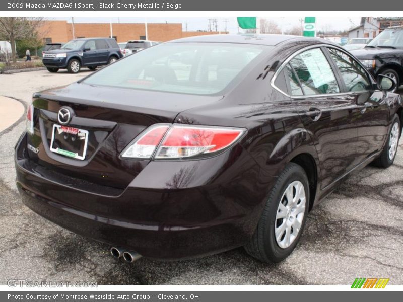 Black Cherry Metallic / Beige 2009 Mazda MAZDA6 i Sport