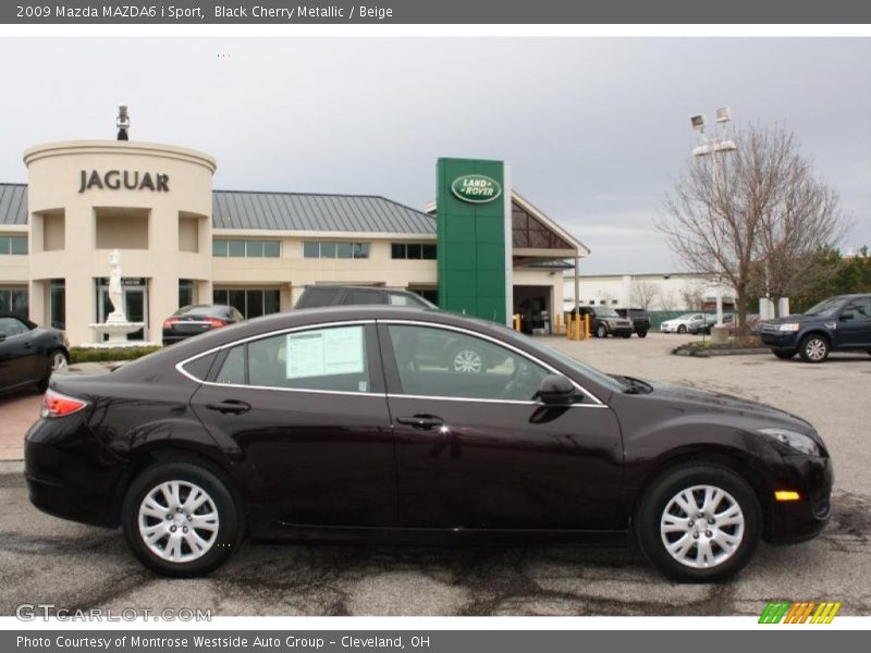 Black Cherry Metallic / Beige 2009 Mazda MAZDA6 i Sport