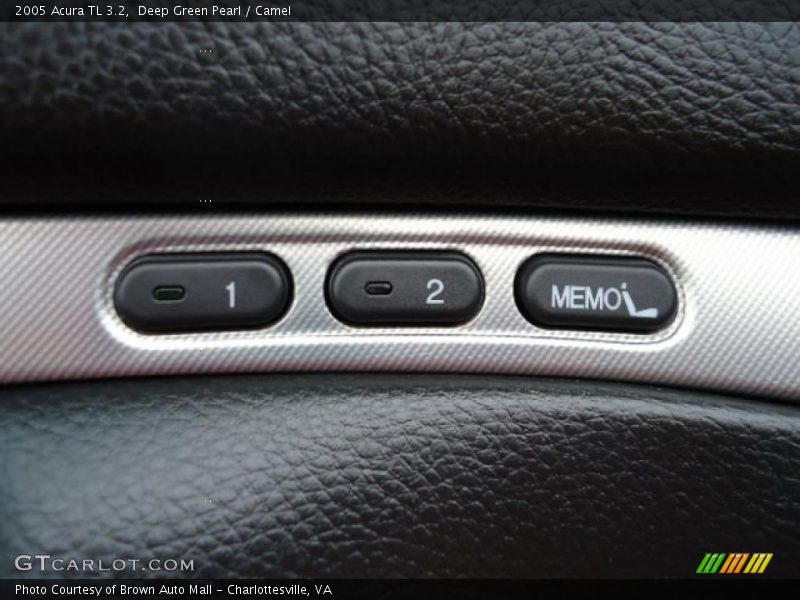 Deep Green Pearl / Camel 2005 Acura TL 3.2