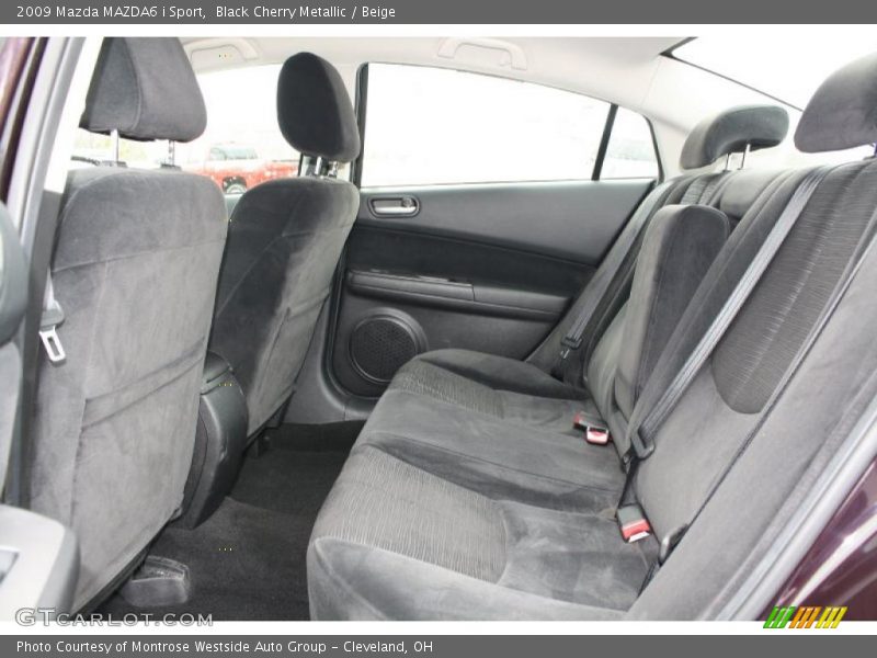 Black Cherry Metallic / Beige 2009 Mazda MAZDA6 i Sport