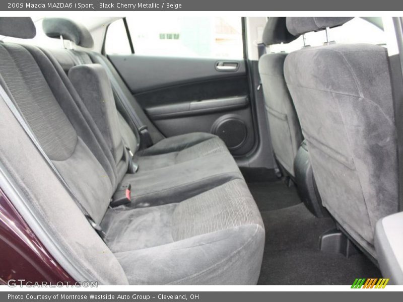 Black Cherry Metallic / Beige 2009 Mazda MAZDA6 i Sport