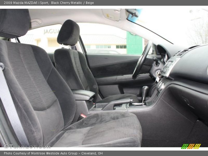 Black Cherry Metallic / Beige 2009 Mazda MAZDA6 i Sport