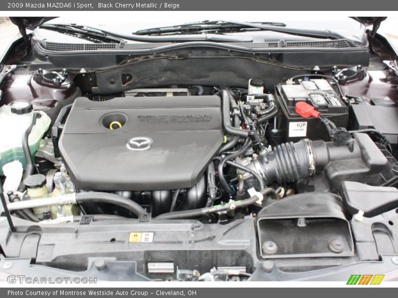 Black Cherry Metallic / Beige 2009 Mazda MAZDA6 i Sport
