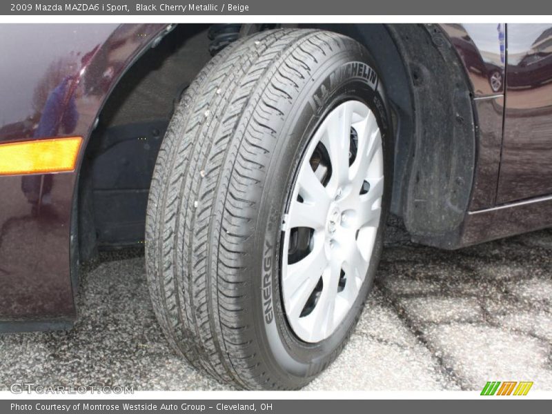 Black Cherry Metallic / Beige 2009 Mazda MAZDA6 i Sport