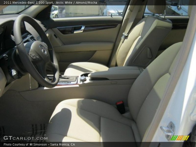Arctic White / Almond/Mocha 2011 Mercedes-Benz C 300 Sport