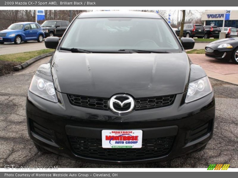 Brilliant Black / Black 2009 Mazda CX-7 Sport AWD