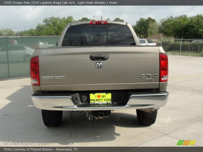 Light Khaki Metallic / Khaki 2006 Dodge Ram 2500 Laramie Mega Cab 4x4