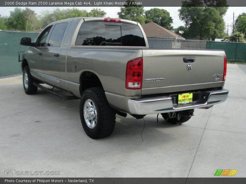 Light Khaki Metallic / Khaki 2006 Dodge Ram 2500 Laramie Mega Cab 4x4