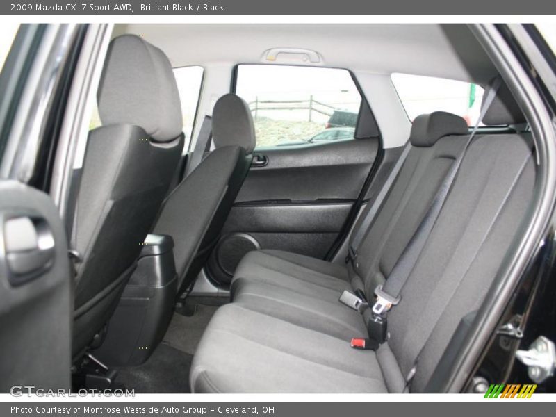 Brilliant Black / Black 2009 Mazda CX-7 Sport AWD