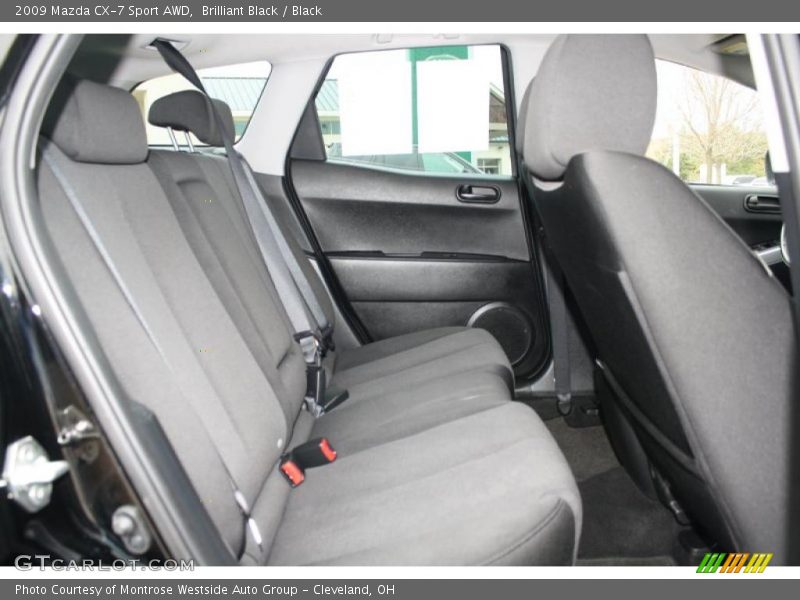 Brilliant Black / Black 2009 Mazda CX-7 Sport AWD