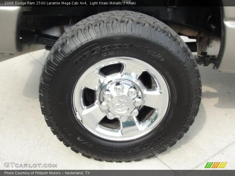 Light Khaki Metallic / Khaki 2006 Dodge Ram 2500 Laramie Mega Cab 4x4