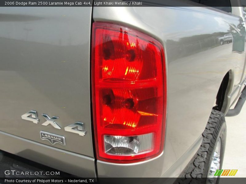 Light Khaki Metallic / Khaki 2006 Dodge Ram 2500 Laramie Mega Cab 4x4