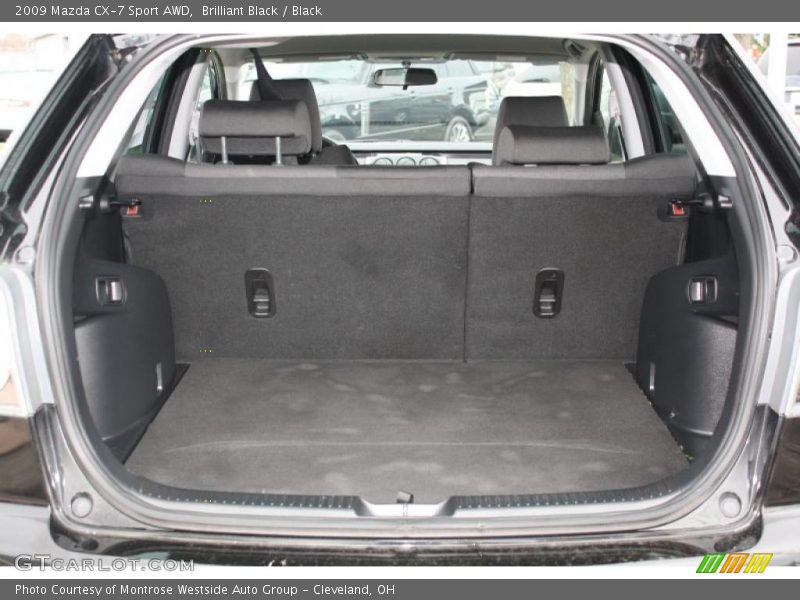 Brilliant Black / Black 2009 Mazda CX-7 Sport AWD