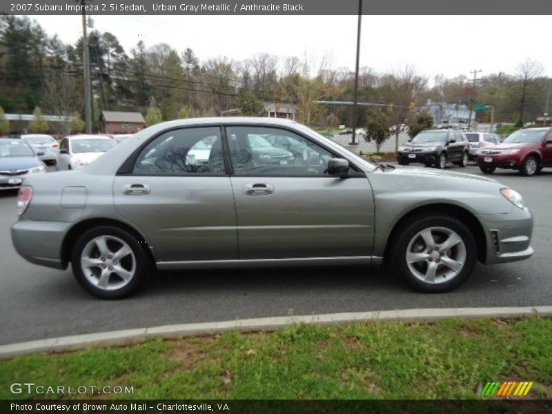 Urban Gray Metallic / Anthracite Black 2007 Subaru Impreza 2.5i Sedan