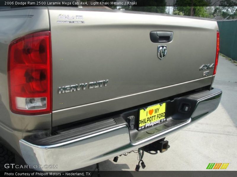 Light Khaki Metallic / Khaki 2006 Dodge Ram 2500 Laramie Mega Cab 4x4
