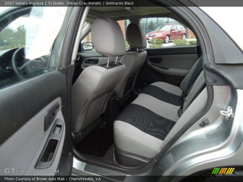Urban Gray Metallic / Anthracite Black 2007 Subaru Impreza 2.5i Sedan