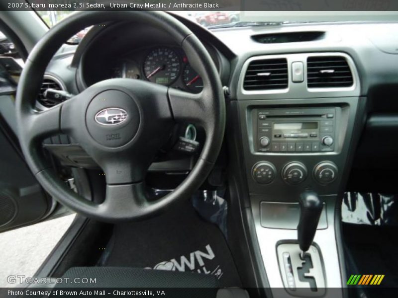 Urban Gray Metallic / Anthracite Black 2007 Subaru Impreza 2.5i Sedan