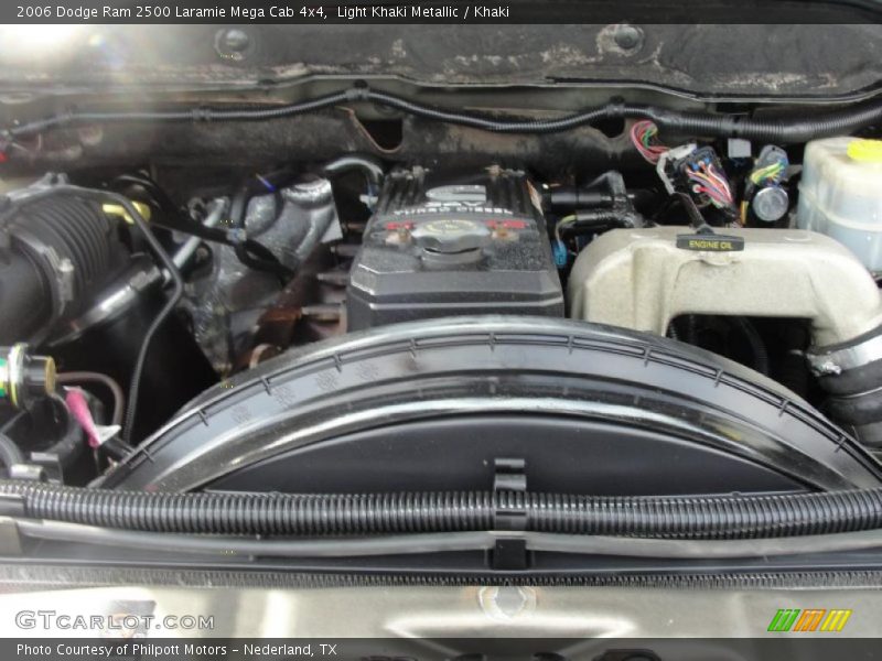 Light Khaki Metallic / Khaki 2006 Dodge Ram 2500 Laramie Mega Cab 4x4