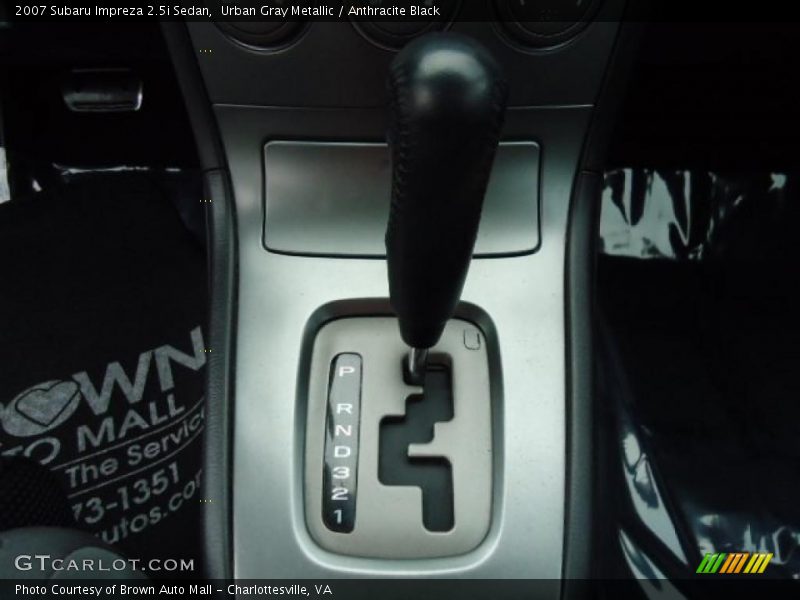 Urban Gray Metallic / Anthracite Black 2007 Subaru Impreza 2.5i Sedan