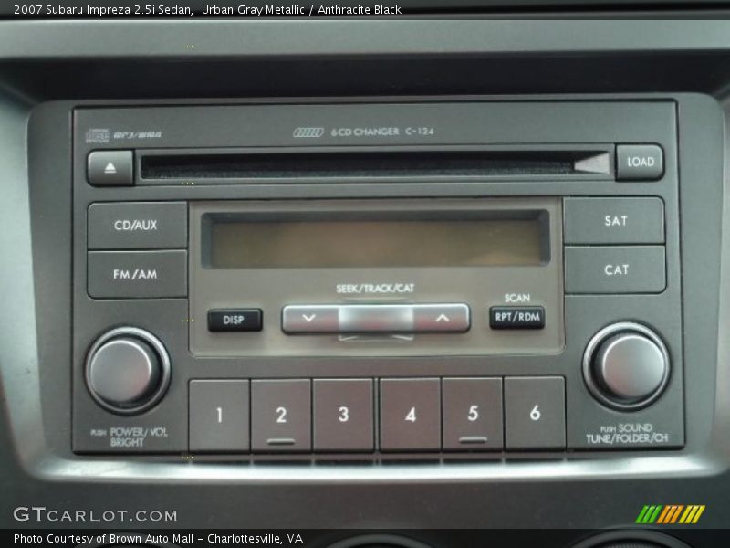 Urban Gray Metallic / Anthracite Black 2007 Subaru Impreza 2.5i Sedan