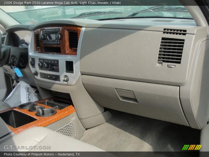 Light Khaki Metallic / Khaki 2006 Dodge Ram 2500 Laramie Mega Cab 4x4