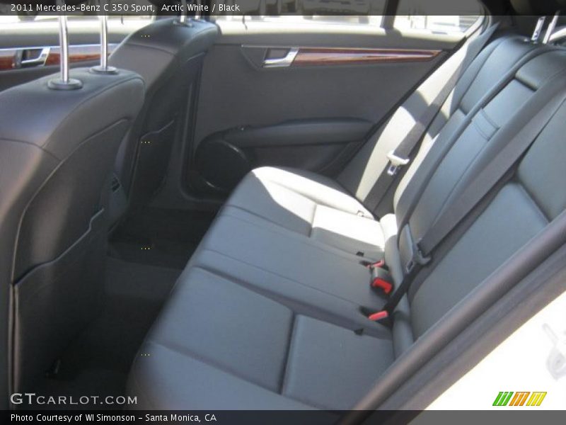 Arctic White / Black 2011 Mercedes-Benz C 350 Sport