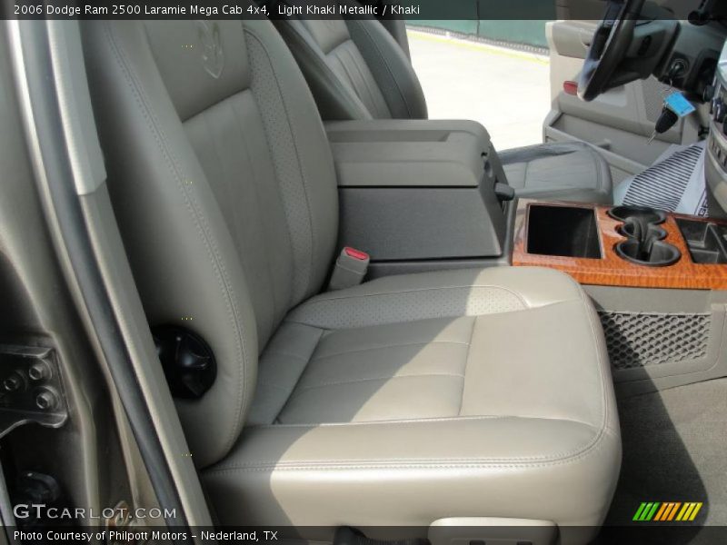 Light Khaki Metallic / Khaki 2006 Dodge Ram 2500 Laramie Mega Cab 4x4