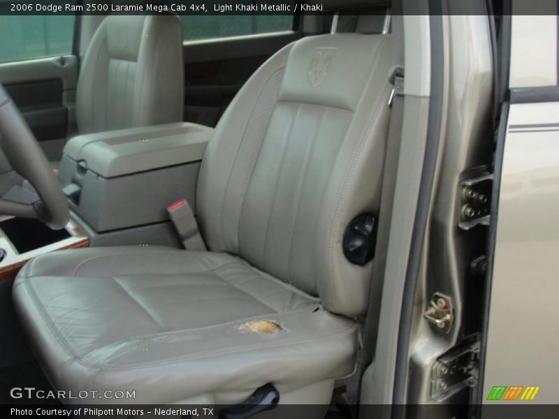 Light Khaki Metallic / Khaki 2006 Dodge Ram 2500 Laramie Mega Cab 4x4