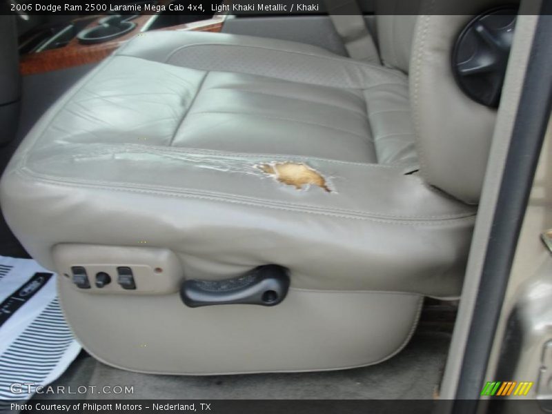 Light Khaki Metallic / Khaki 2006 Dodge Ram 2500 Laramie Mega Cab 4x4