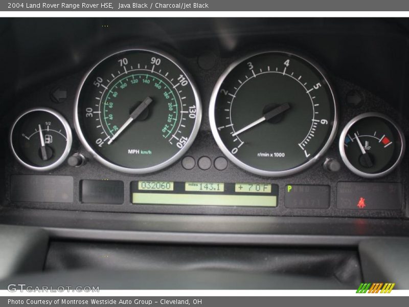 Java Black / Charcoal/Jet Black 2004 Land Rover Range Rover HSE