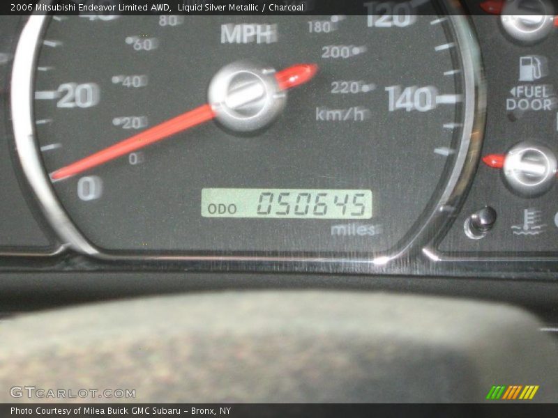 Liquid Silver Metallic / Charcoal 2006 Mitsubishi Endeavor Limited AWD
