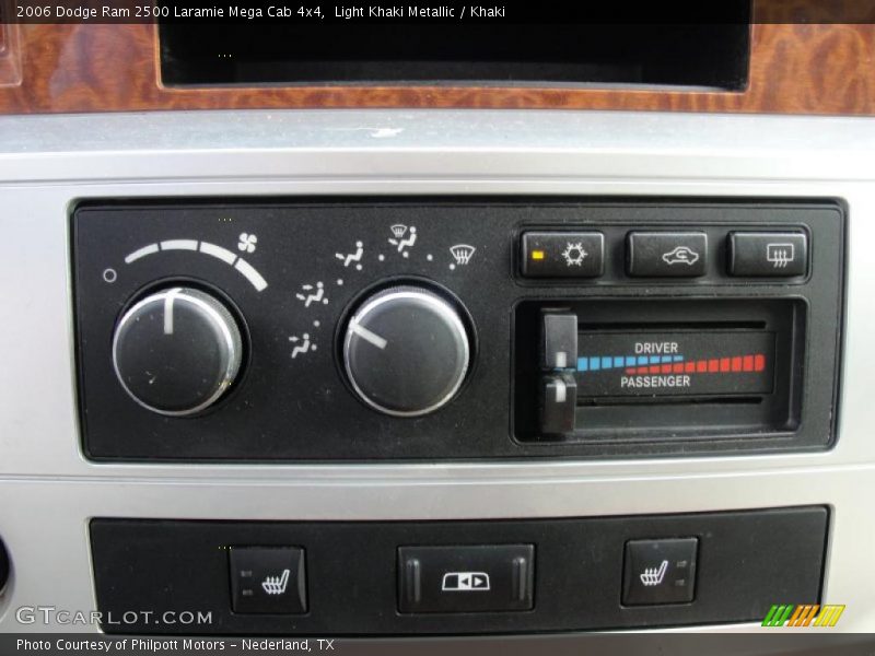 Light Khaki Metallic / Khaki 2006 Dodge Ram 2500 Laramie Mega Cab 4x4