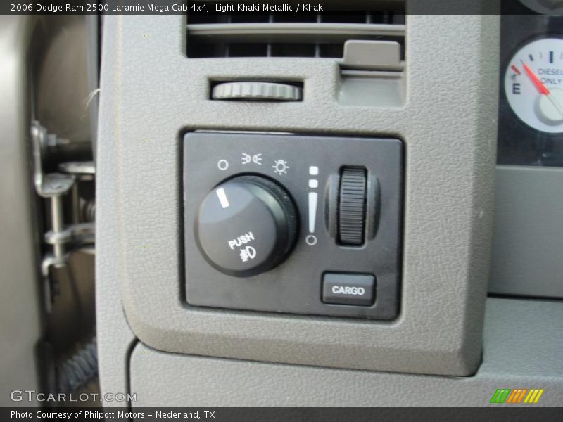 Light Khaki Metallic / Khaki 2006 Dodge Ram 2500 Laramie Mega Cab 4x4