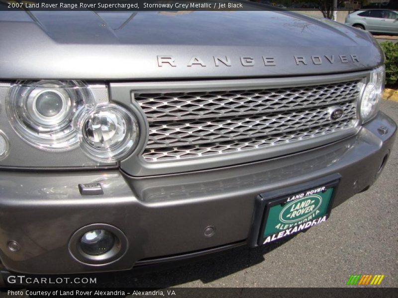 Stornoway Grey Metallic / Jet Black 2007 Land Rover Range Rover Supercharged