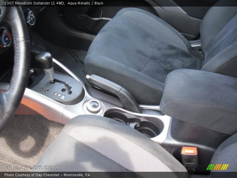 Aqua Metallic / Black 2007 Mitsubishi Outlander LS 4WD