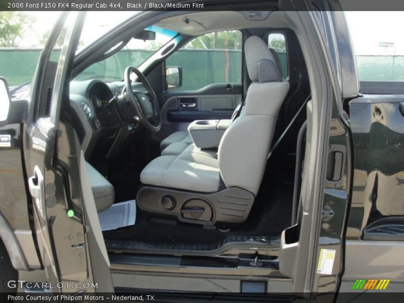  2006 F150 FX4 Regular Cab 4x4 Black/Medium Flint Interior