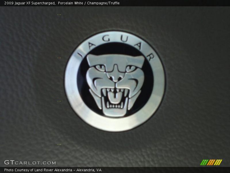 Porcelain White / Champagne/Truffle 2009 Jaguar XF Supercharged