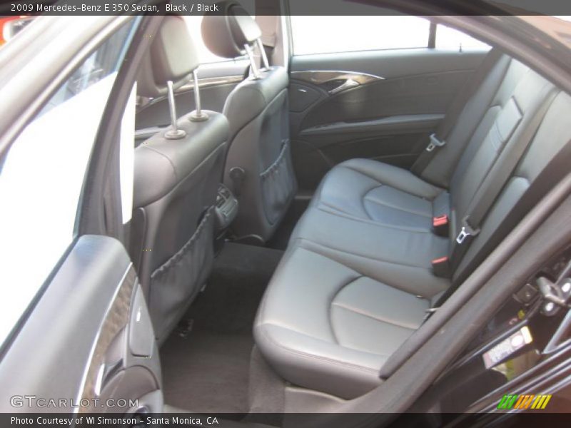 Black / Black 2009 Mercedes-Benz E 350 Sedan