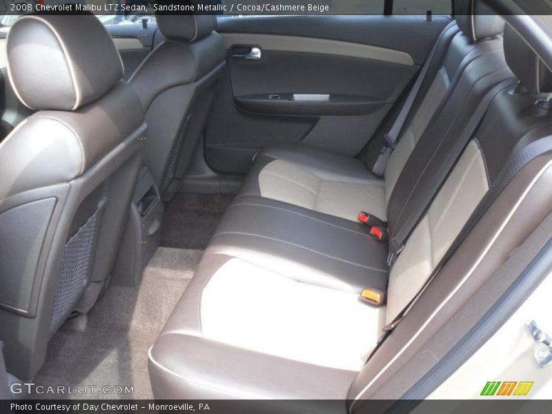 Sandstone Metallic / Cocoa/Cashmere Beige 2008 Chevrolet Malibu LTZ Sedan
