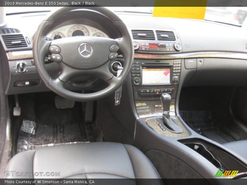 Black / Black 2009 Mercedes-Benz E 350 Sedan