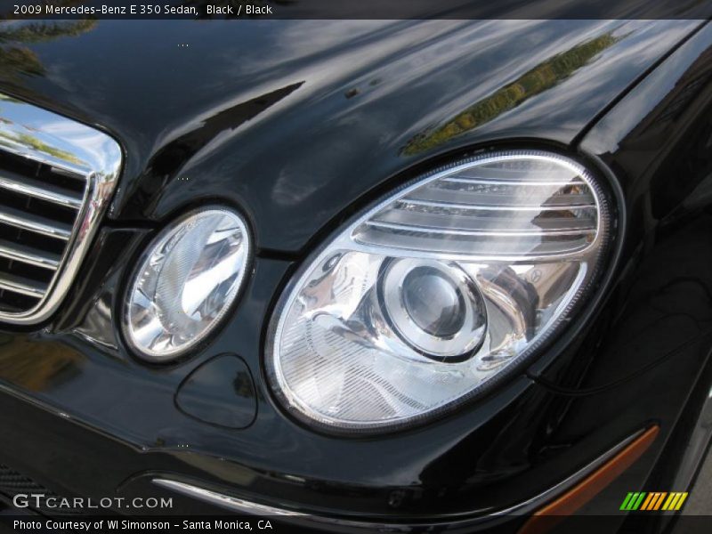 Black / Black 2009 Mercedes-Benz E 350 Sedan