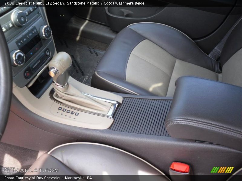 Sandstone Metallic / Cocoa/Cashmere Beige 2008 Chevrolet Malibu LTZ Sedan