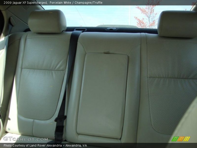Porcelain White / Champagne/Truffle 2009 Jaguar XF Supercharged