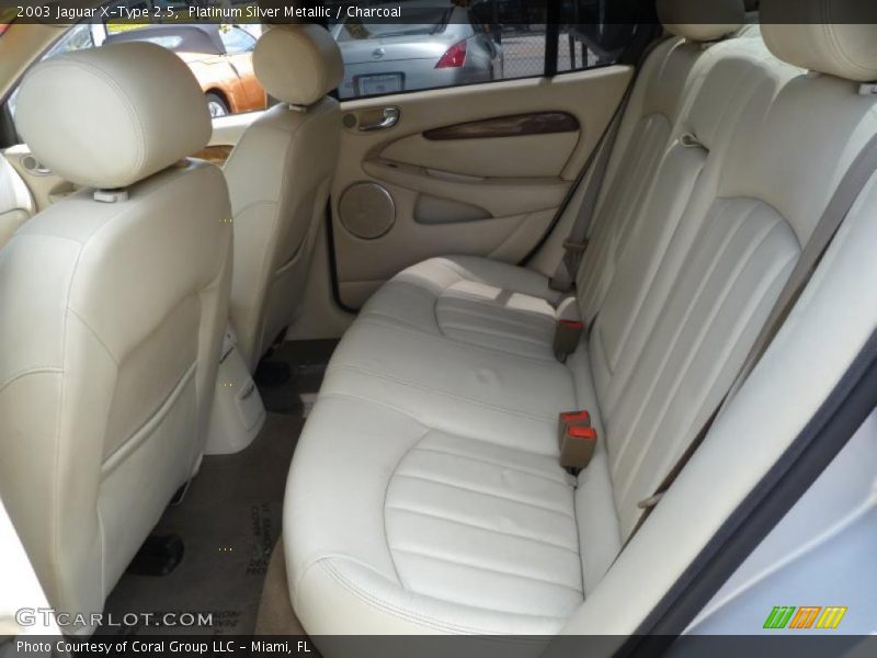Platinum Silver Metallic / Charcoal 2003 Jaguar X-Type 2.5